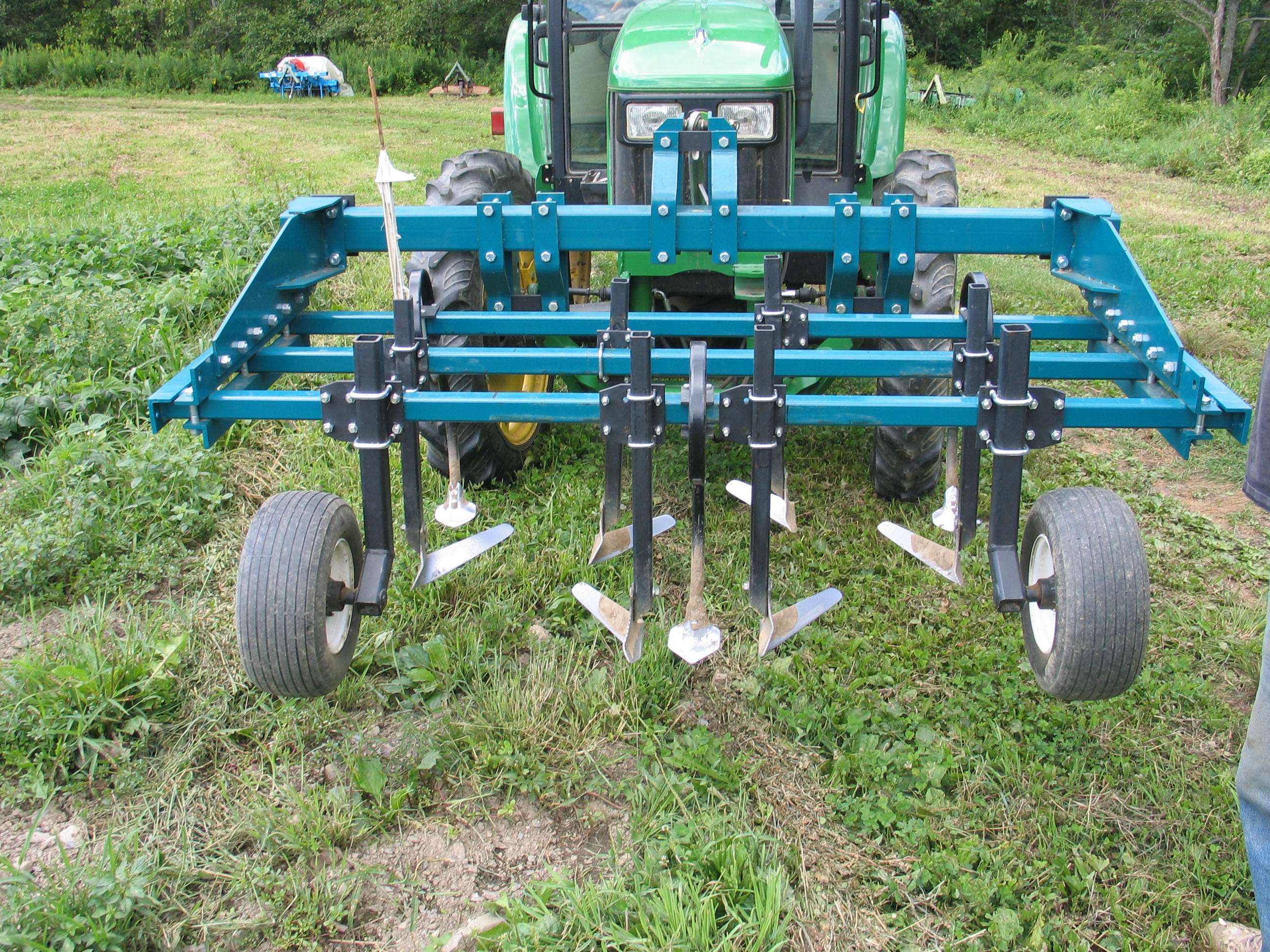 Front-mounted cultivator, Markristo Farm