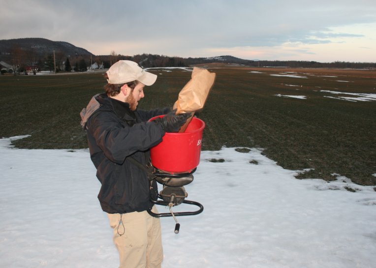 Frost Seeding A Cheap Alternative to Improve Hay and Pasture Land