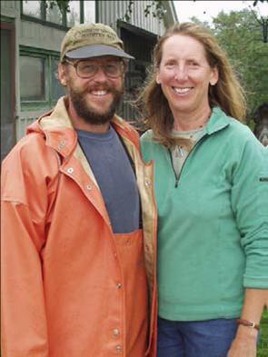 Farmers Dave and Christine Colson